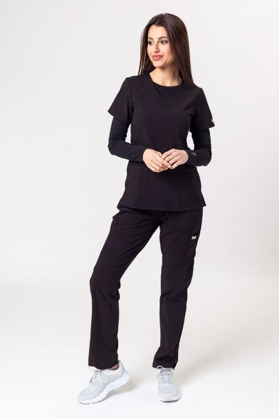 Women’s Maevn Momentum 6-pocket scrub trousers black-8