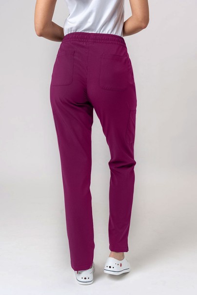 Women’s Maevn Momentum 6-pocket scrub trousers wine-2