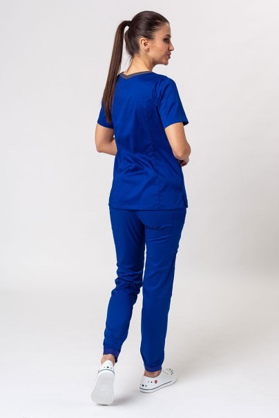 Women's Maevn Matrix Contrast scrubs set galaxy blue-2