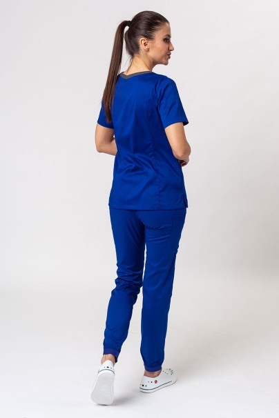 Women's Maevn Matrix Contrast scrubs set galaxy blue-1