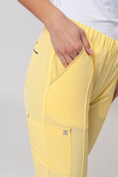 Women's Maevn Matrix Impulse Stylish scrubs set yellow-9