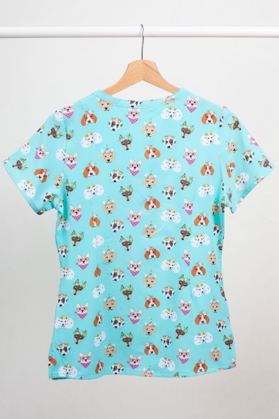 Women’s Maevn Prints scrub top Picture Perfect-3