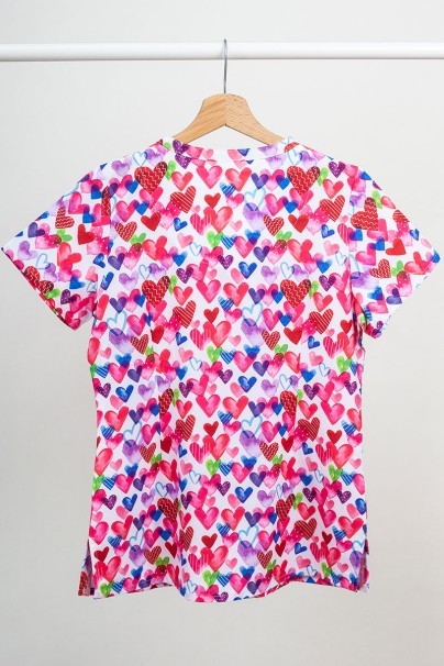 Women’s Maevn Prints scrub top One Love-3