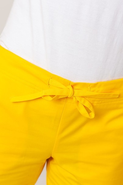 Women’s Sunrise Uniforms Basic Classic scrubs set (Light top, Regular trousers) yellow-8