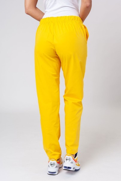 Women’s Sunrise Uniforms Basic Classic scrubs set (Light top, Regular trousers) yellow-7
