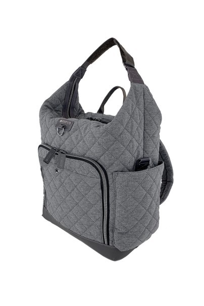Maevn Readygo Hobo bag/backpack heather grey-5