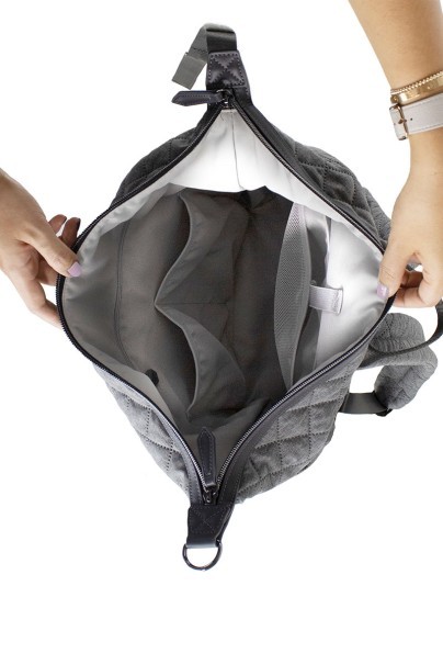 Maevn Readygo Hobo bag/backpack heather grey-7