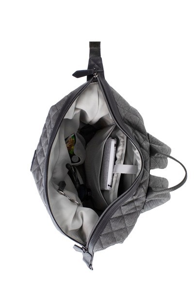 Maevn Readygo Hobo bag/backpack heather grey-6