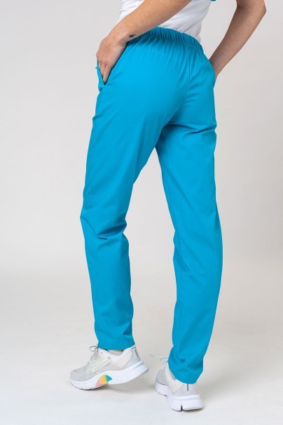 Women’s Sunrise Uniforms Basic Classic scrubs set (Light top, Regular trousers) turquoise-8