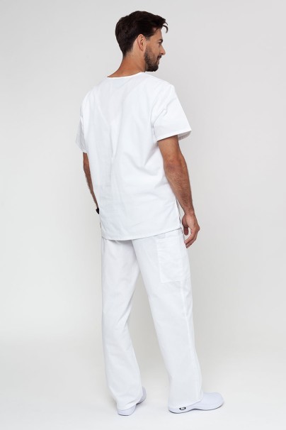 Men's Cherokee Originals scrubs set (4876 top, 4100 trousers) white-1