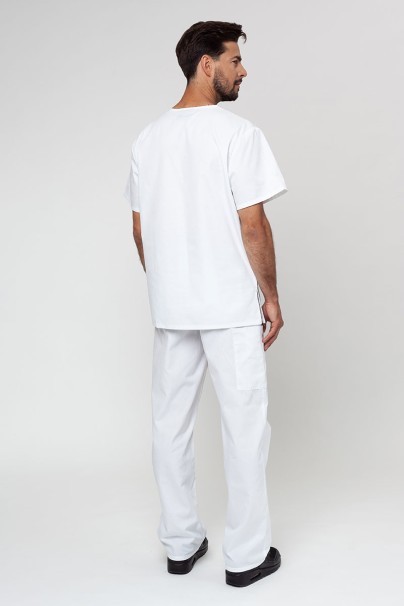 Men's Cherokee Originals scrubs set (4876 top, 4100 trousers) white-3