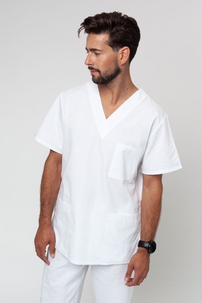 Men's Cherokee Originals scrubs set (4876 top, 4100 trousers) white-4
