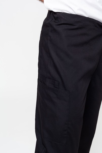 Men's Cherokee Originals scrubs set (4876 top, 4100 trousers) black-11