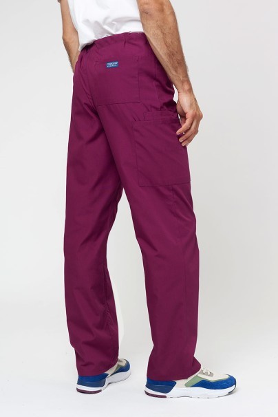 Men’s Cherokee Originals Cargo scrub trousers wine-1