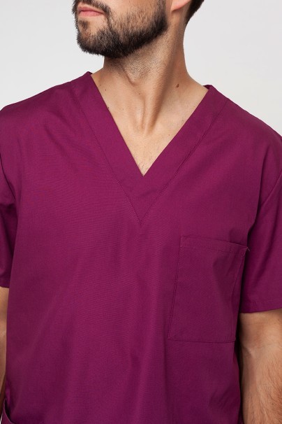 Men's Cherokee Originals scrubs set (4876 top, 4100 trousers) wine-4