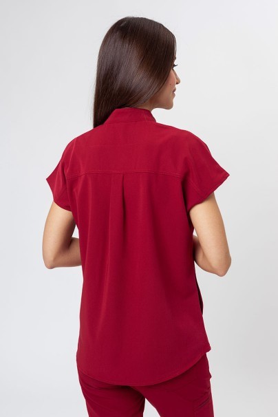 Women’s Uniforms World 518GTK™ Avant On-Shift scrubs set burgundy-3