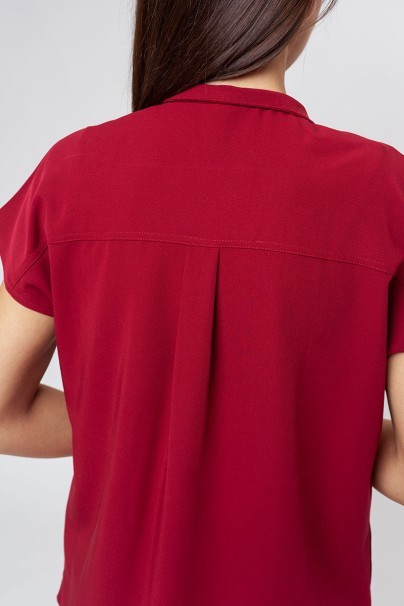 Women’s Uniforms World 518GTK™ Avant On-Shift scrubs set burgundy-7