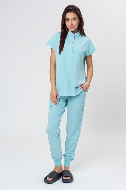 Women's Uniforms World 518GTK™ Avant scrub top aqua-7