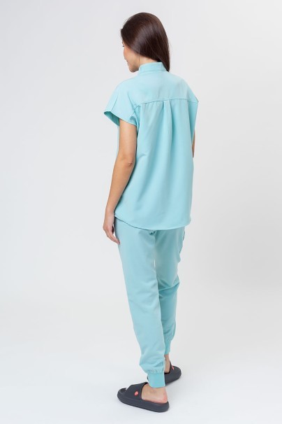 Women's Uniforms World 518GTK™ Avant On-Shift scrub top aqua-7