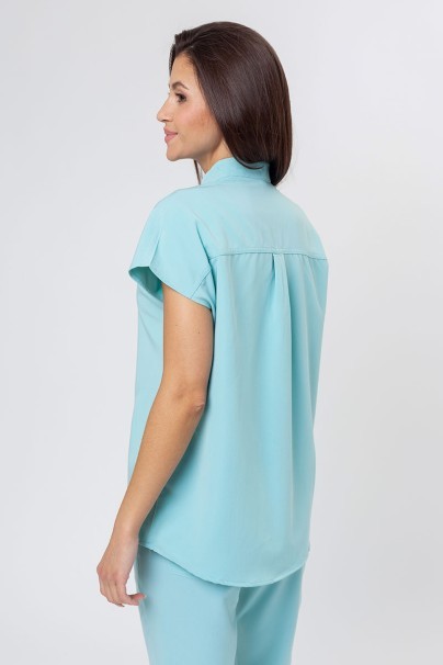 Women's Uniforms World 518GTK™ Avant scrub top aqua-2