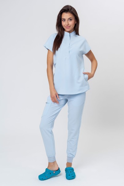 Women's Uniforms World 518GTK™ Avant On-Shift scrub top ceil blue-5