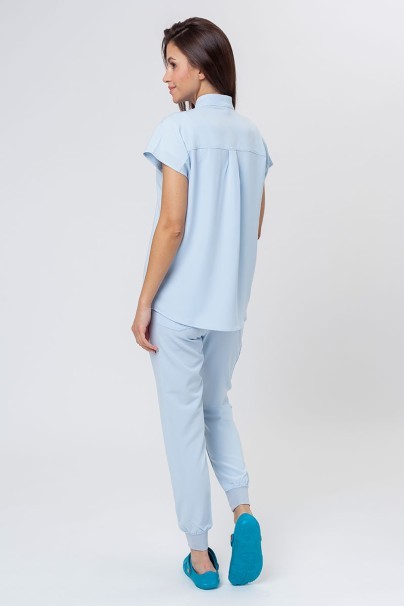 Women's Uniforms World 518GTK™ Avant On-Shift scrub top ceil blue-6