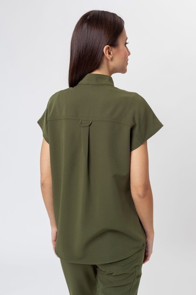 Women’s Uniforms World 518GTK™ Avant On-Shift scrubs set olive-4