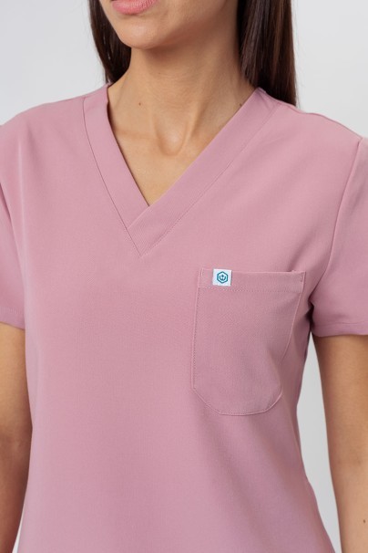 Women's Uniforms World 518GTK™ Phillip scrub top blush pink-2