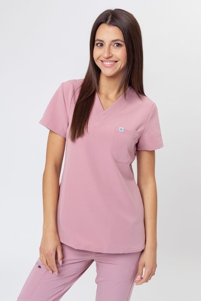 Women’s Uniforms World 518GTK™ Phillip scrubs set blush pink-2