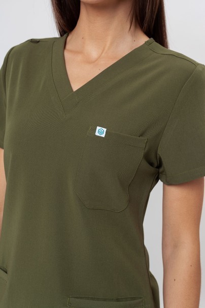 Women’s Uniforms World 518GTK™ Phillip On-Shift scrubs set olive-4