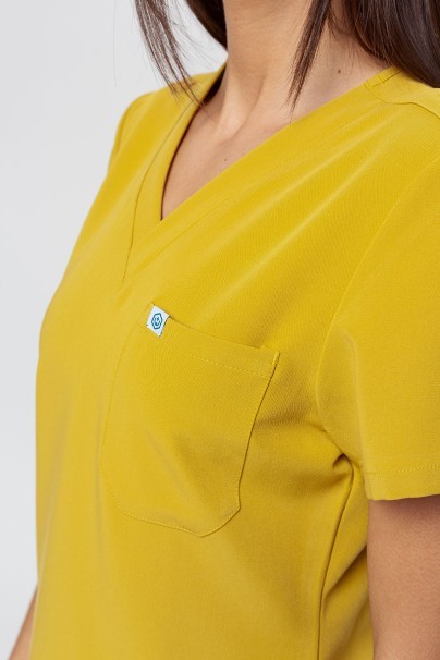 Women’s Uniforms World 518GTK™ Phillip On-Shift scrubs set yellow-4
