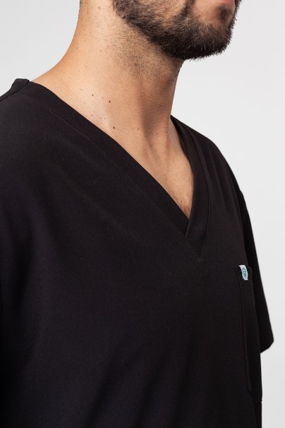 Men's Uniforms World 309TS™ Louis scrub top black-3