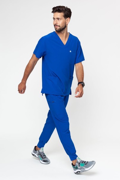 Men’s Uniforms World 309TS™ Louis scrubs set royal blue-2