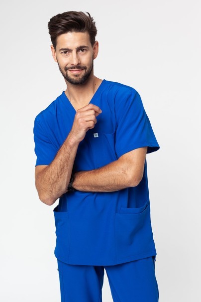 Men’s Uniforms World 309TS™ Louis scrubs set royal blue-3