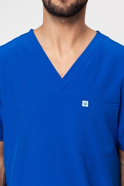Men’s Uniforms World 309TS™ Louis scrubs set royal blue-5