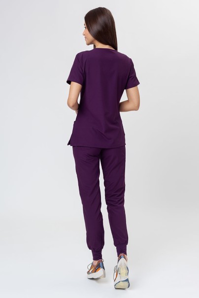 Women’s Uniforms World 309TS™ Valiant scrubs set egg plant-1