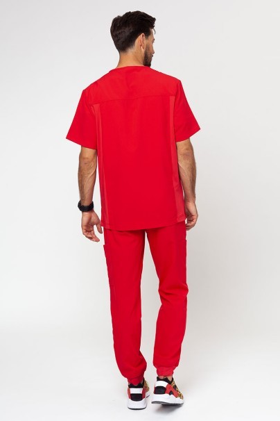 Men's Maevn Momentum jogger scrubs set red-1