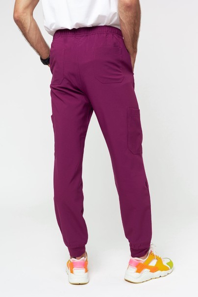 Men's Maevn Momentum jogger scrubs set wine-11