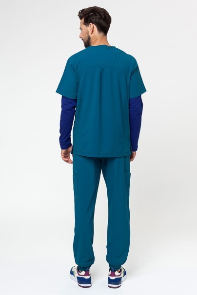 Men's Maevn Momentum jogger scrubs set caribbean blue-3