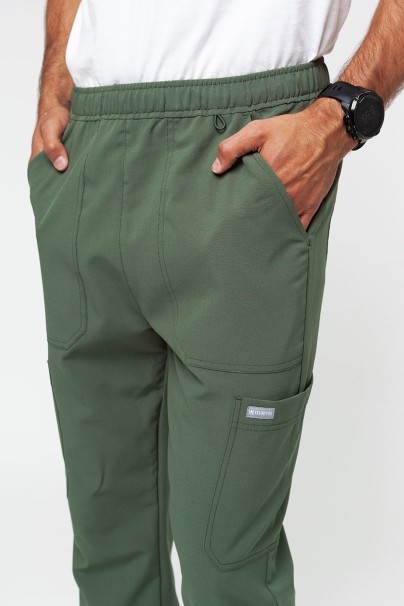 Men's Maevn Momentum Fly Cargo jogger scrub trousers olive-3