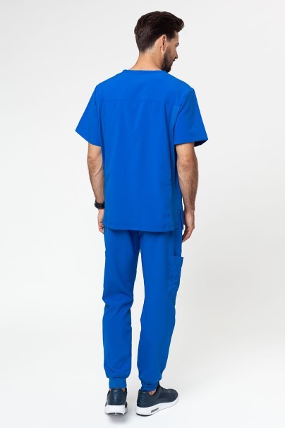 Men's Maevn Momentum V-neck scrub top royal blue-6