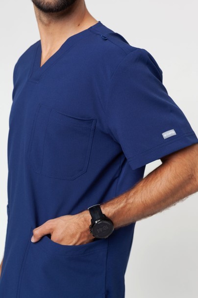 Men's Maevn Momentum V-neck scrub top navy-2