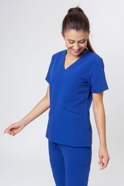 Women's Sunrise Uniforms Premium scrubs set (Joy top, Chill trousers) galaxy blue-2