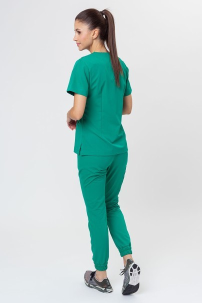 Women's Sunrise Uniforms Premium scrubs set (Joy top, Chill trousers) green-2