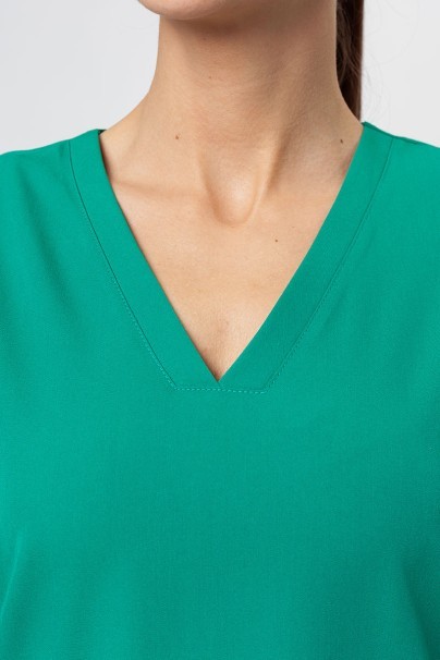 Women's Sunrise Uniforms Premium scrubs set (Joy top, Chill trousers) green-3