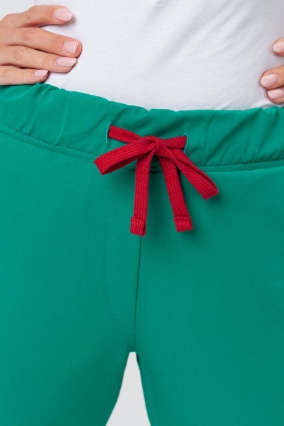 Women's Sunrise Uniforms Premium scrubs set (Joy top, Chill trousers) green-12