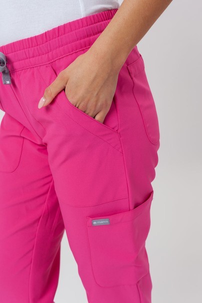 Women’s Maevn Momentum 6-pocket scrub trousers hot pink-3