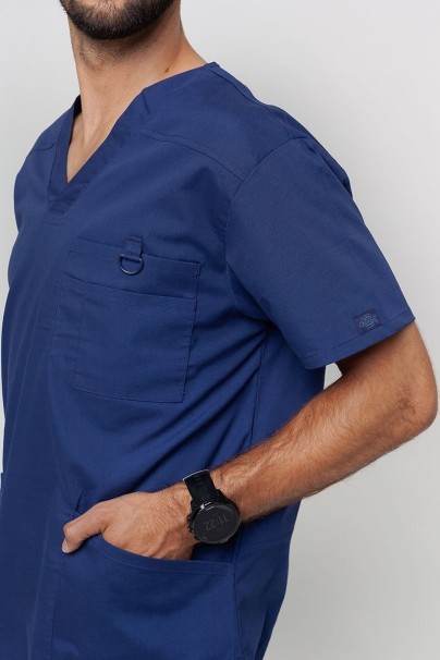 Men's Dickies EDS Signature Men V-neck scrub top navy-3