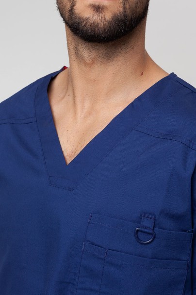 Men's Dickies EDS Signature Men V-neck scrub top navy-2