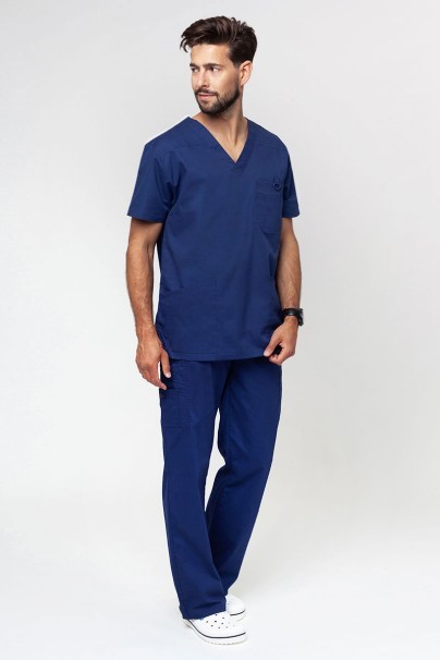 Men's Dickies EDS Signature Men V-neck scrub top navy-6